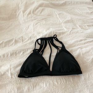 Black bikini top